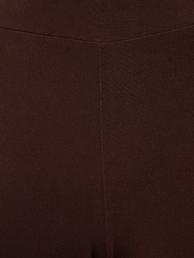 Beli Lastikli Rahat Kesim Pantolon - Kahve