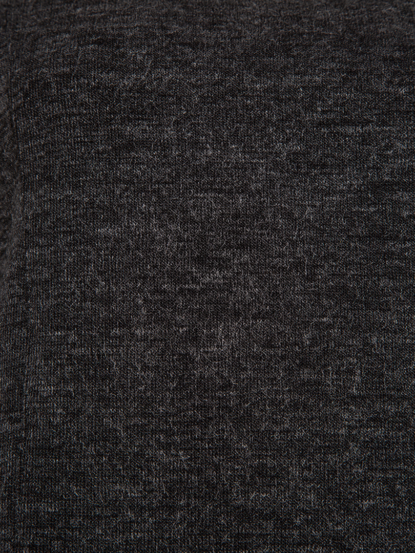 Beli Pencere Detaylı Bluz - Antrasit