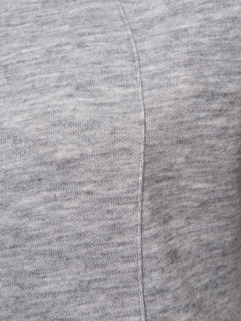 Beli Pencere Detaylı Bluz - Gri