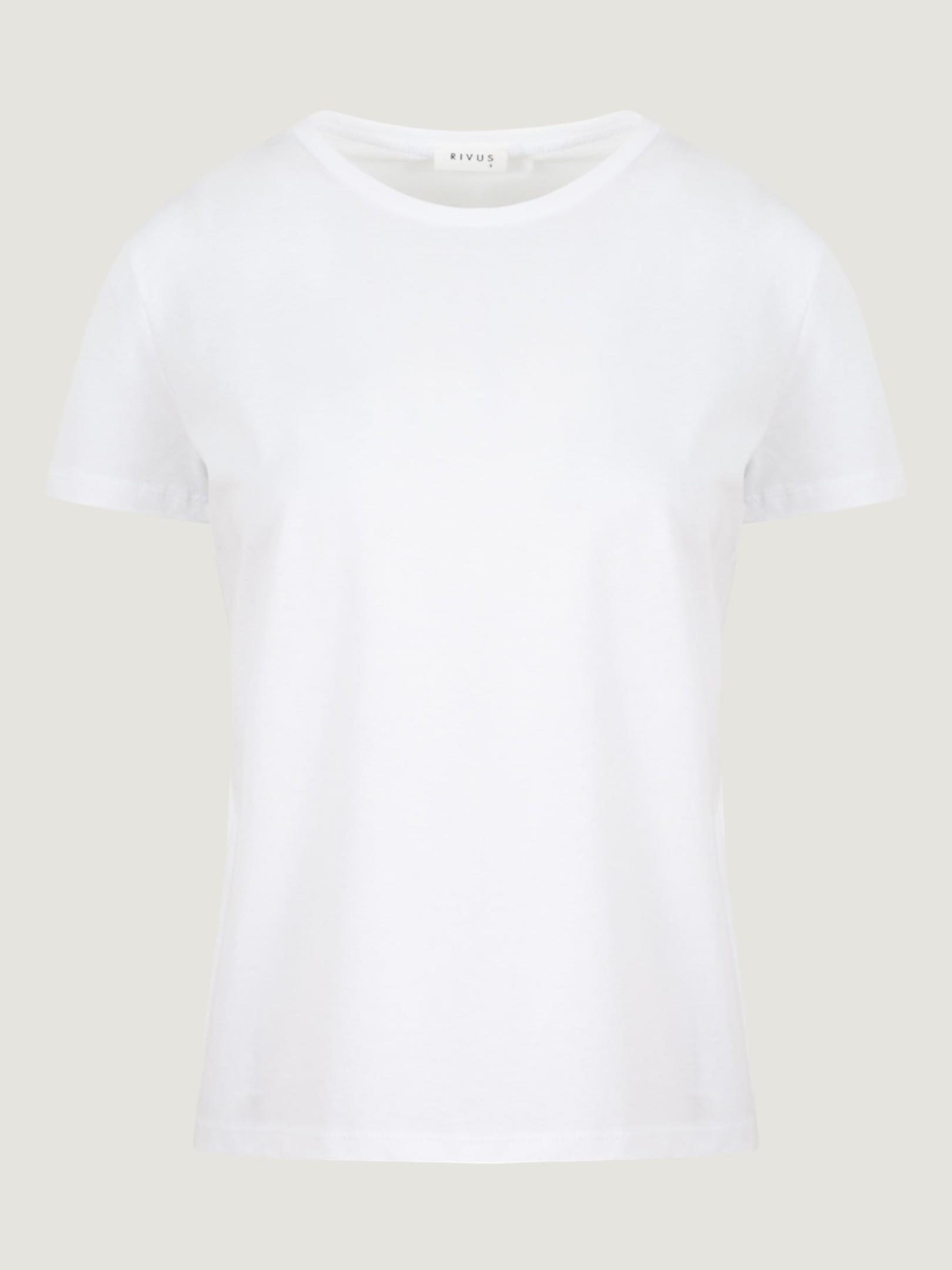 Bisiklet Yaka Basic T-Shirt - Beyaz T-shirt Modelleri