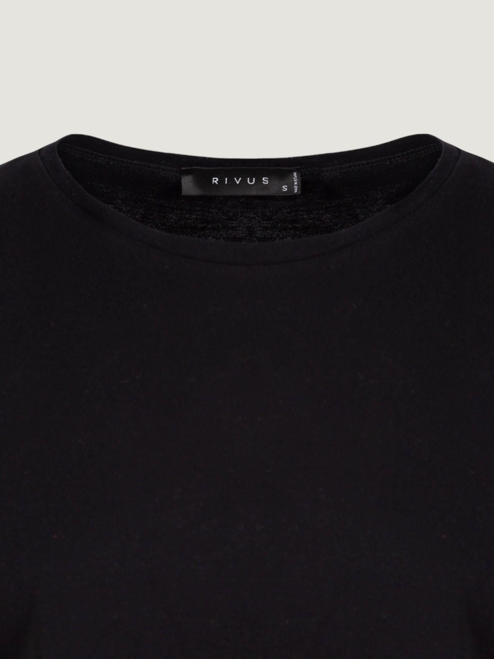 Bisiklet Yaka Basic T-Shirt - Siyah T-shirt Modelleri