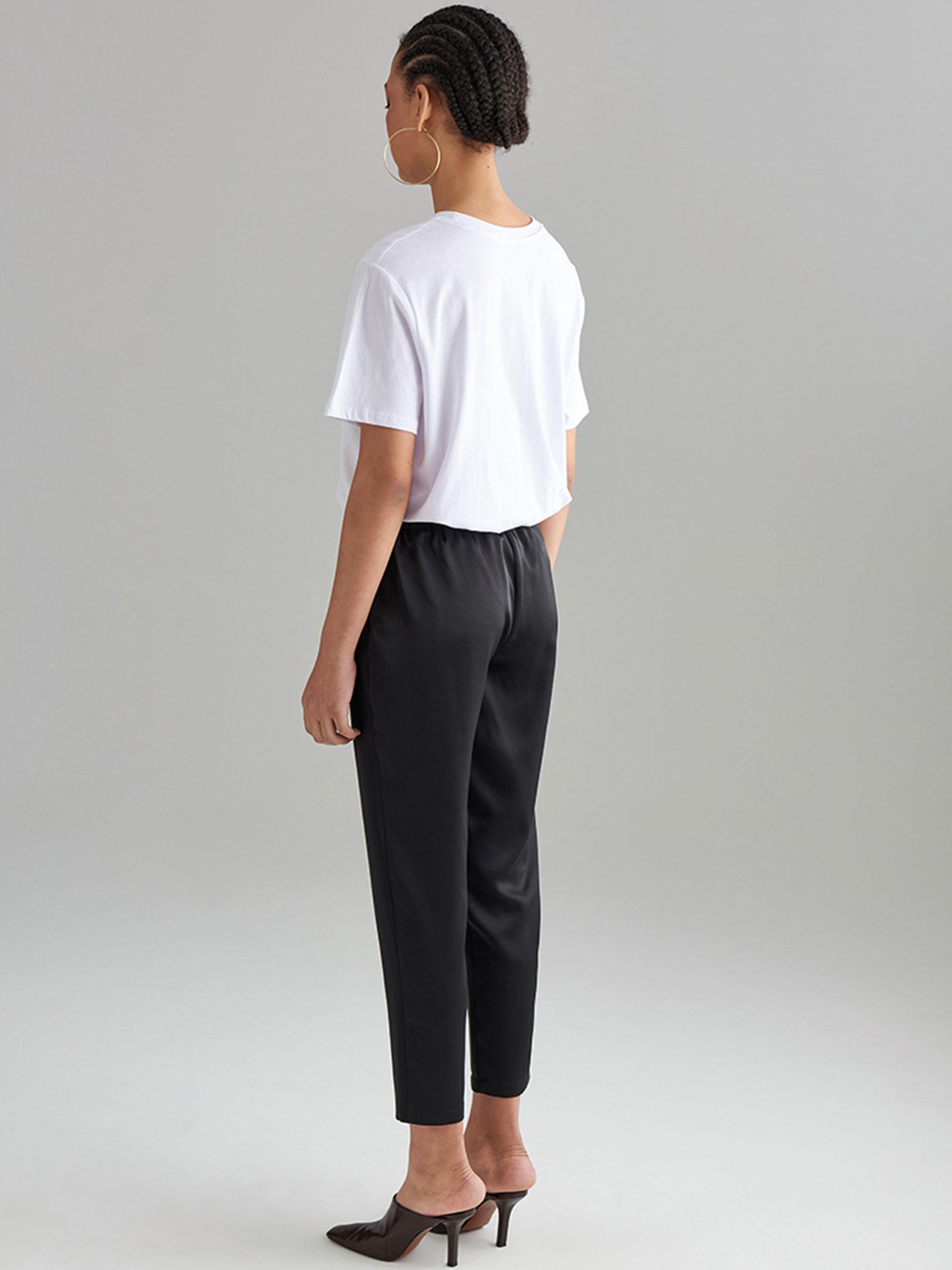 Bisiklet Yaka Oversize T-Shirt - Beyaz T-shirt Modelleri