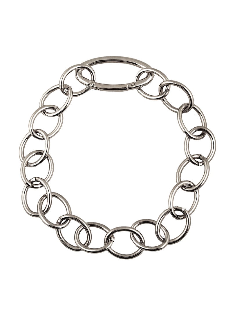 Büyük Halka Kolye - Silver