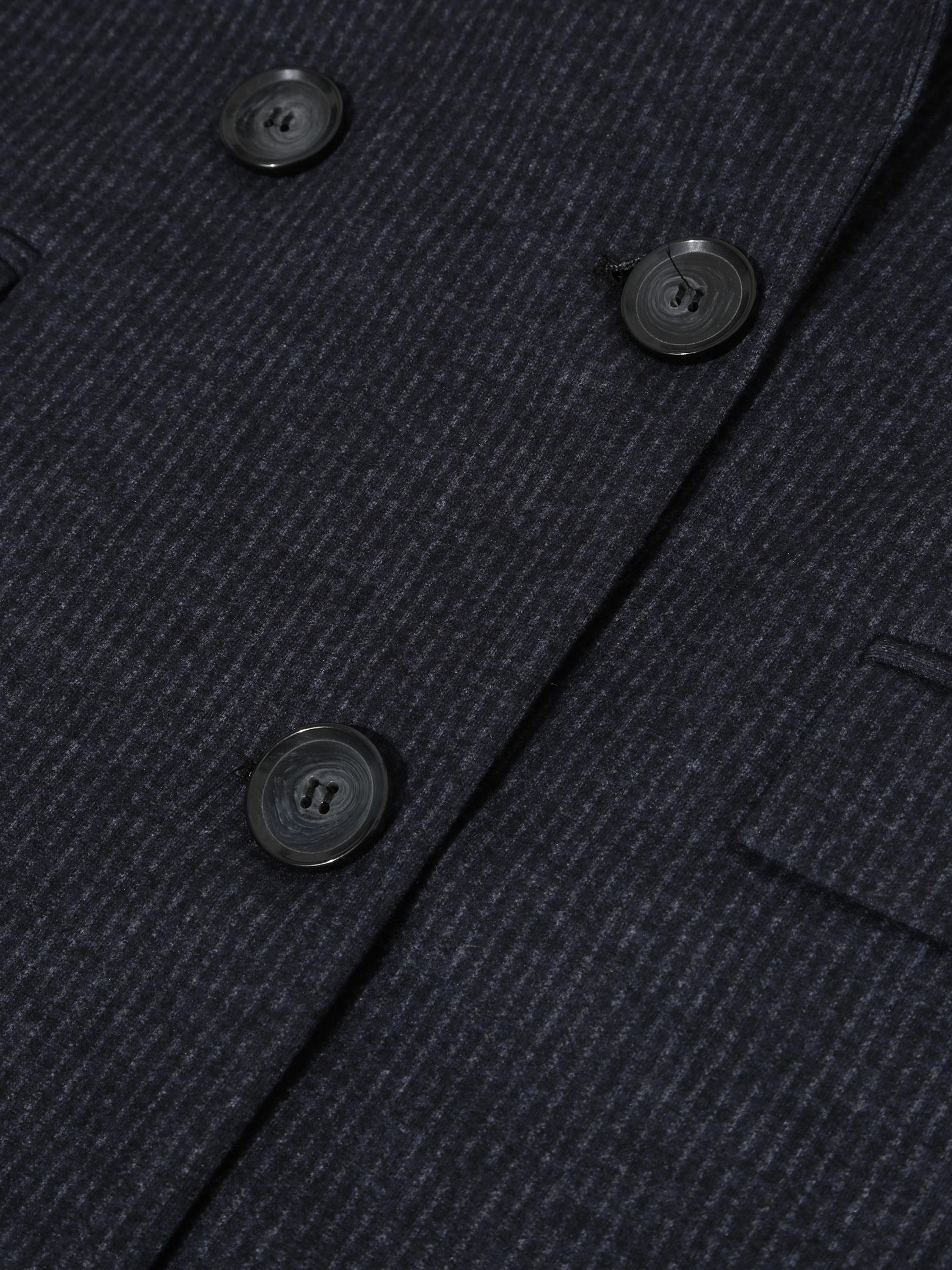 Çizgili Oversize Kesim Ceket - Lacivert Ceket Modelleri