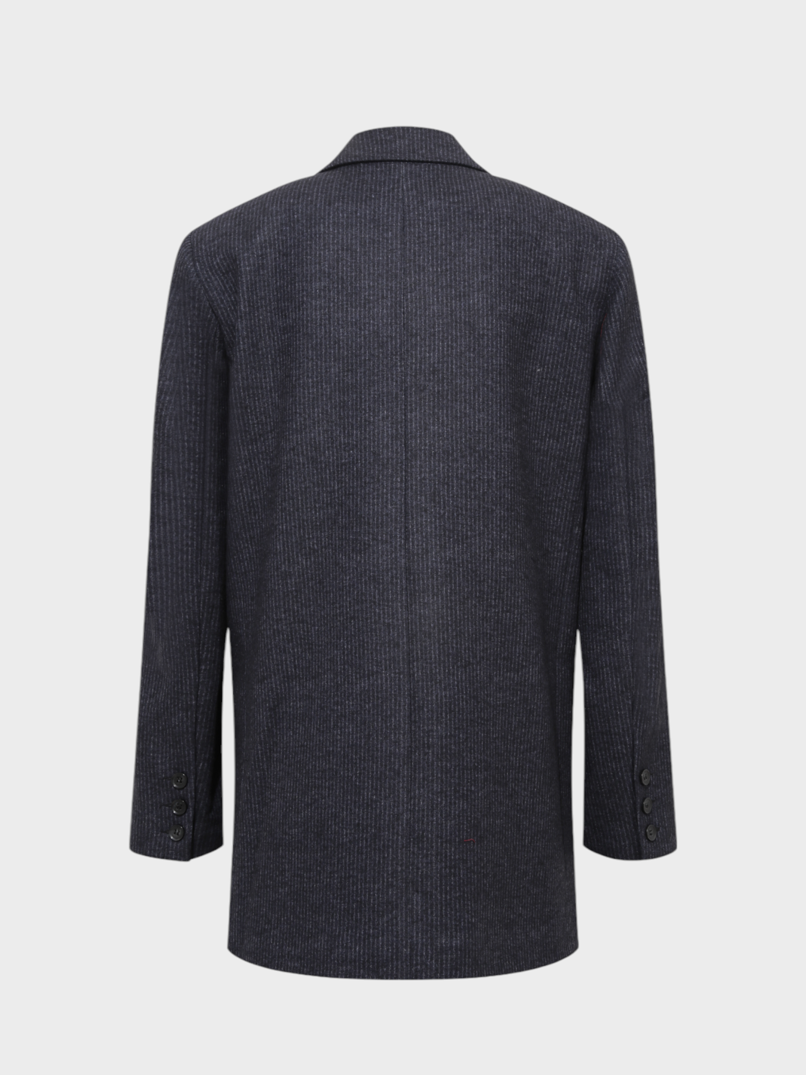 Çizgili Oversize Kesim Ceket - Lacivert Ceket Modelleri