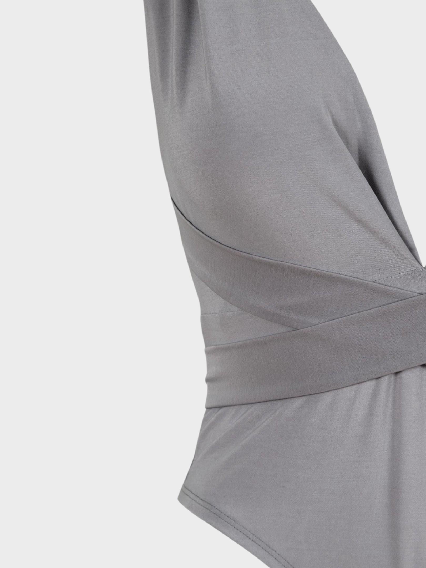 Derin Dekolteli İkonik Body - Gri Body Modelleri