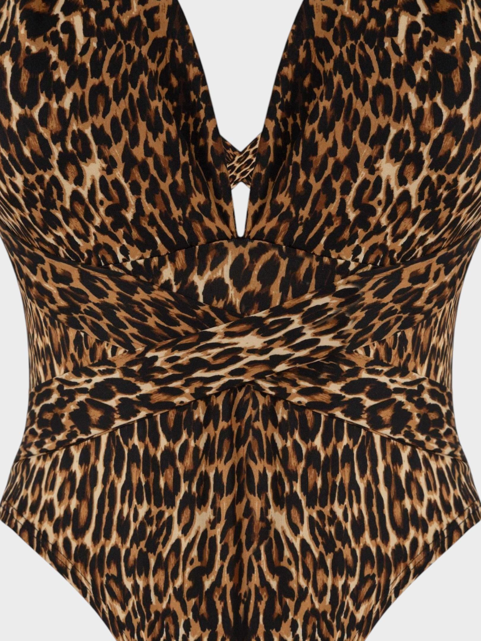 Derin Dekolteli İkonik Body - Leopar Body Modelleri