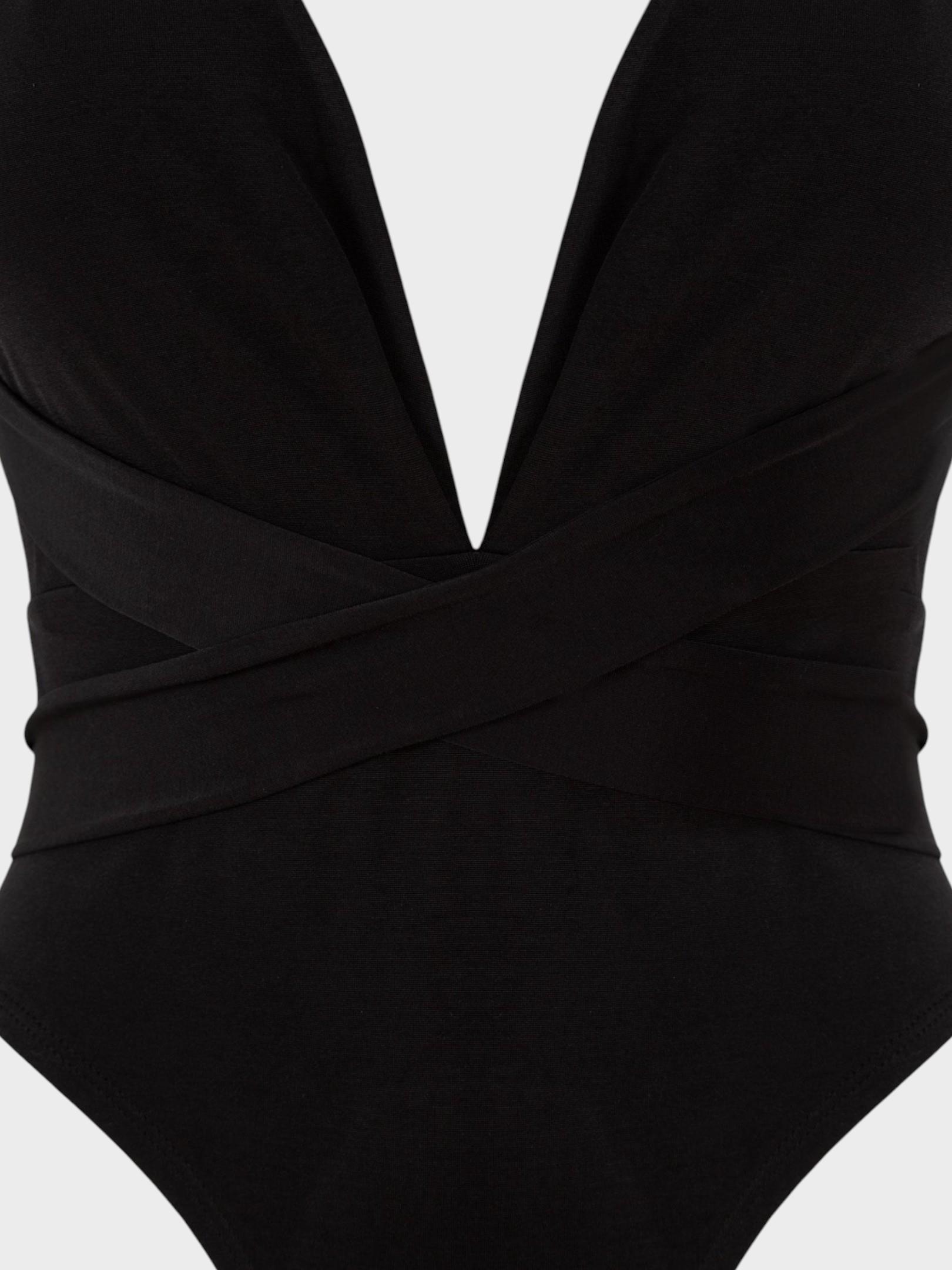 Derin Dekolteli İkonik Body - Siyah Body Modelleri