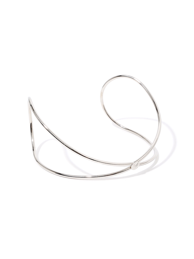 Geometrik Tasma Kolye - Silver