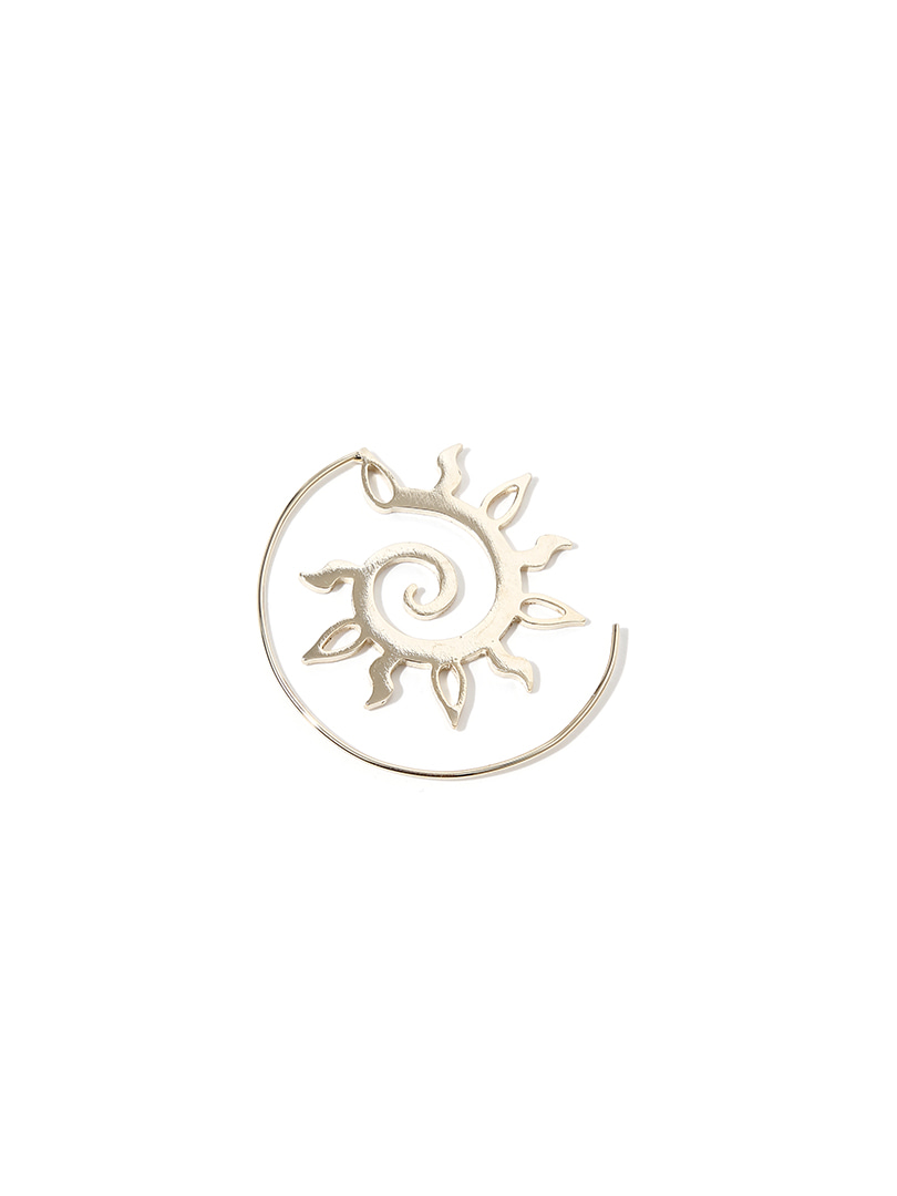 Güneş Küpe - Gold