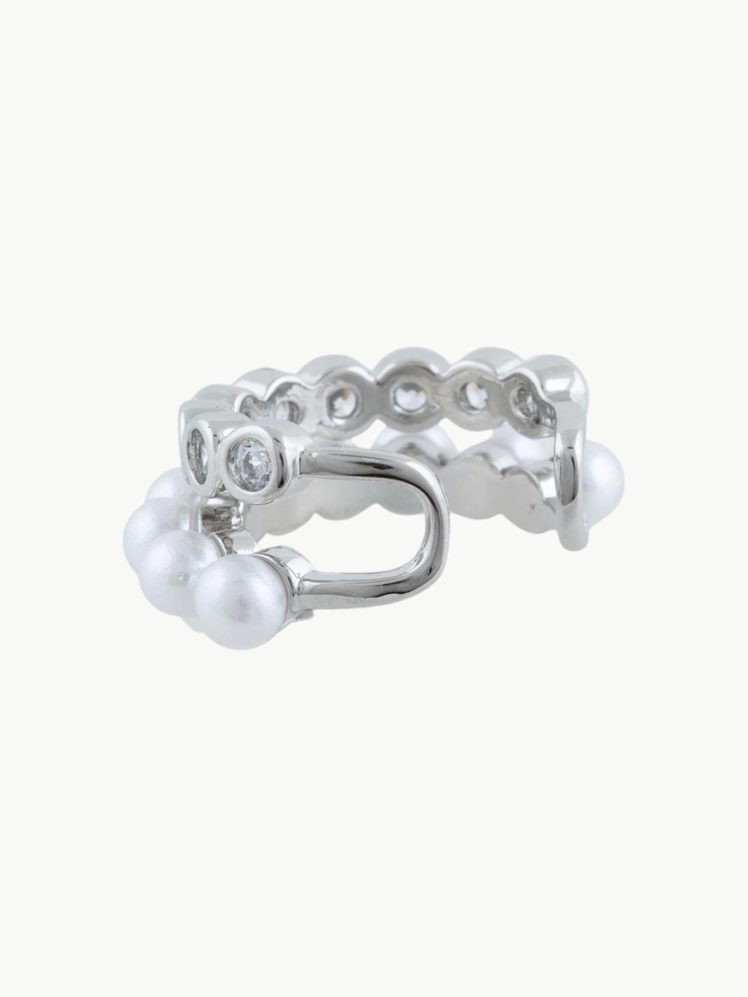 İncili Kıkırdak Küpe - Silver Küpe Modelleri