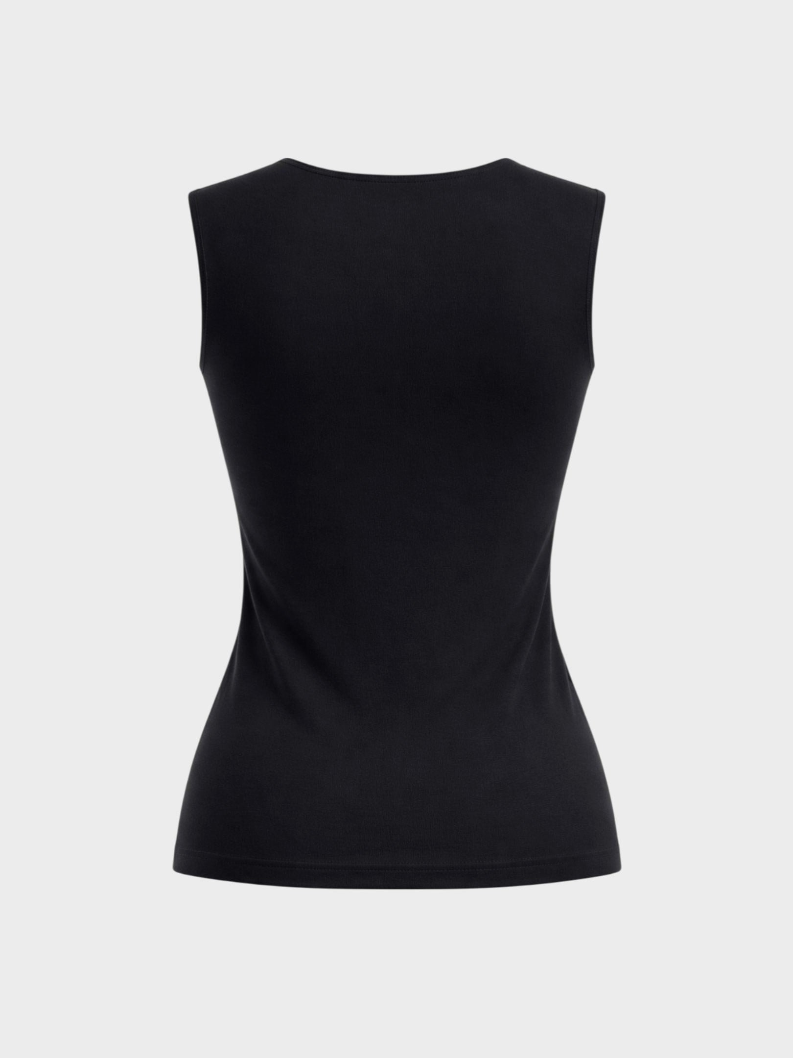 Kadın, Bayan Kare Yaka Askılı Esnek Body - Siyah Body Modelleri