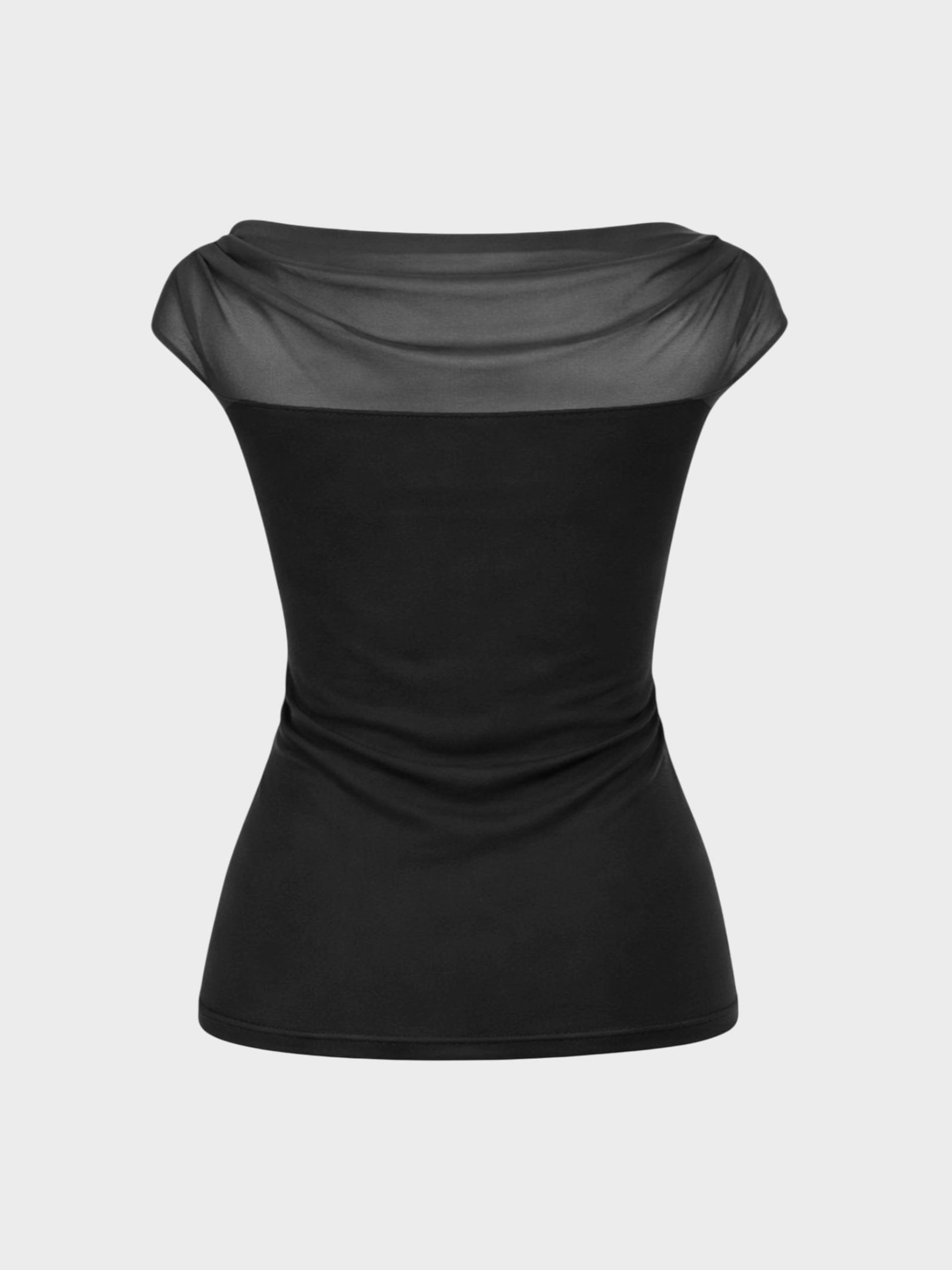 Kadın, Bayan Omuzları Tül Detaylı Taşlı Bluz - Siyah Body Modelleri