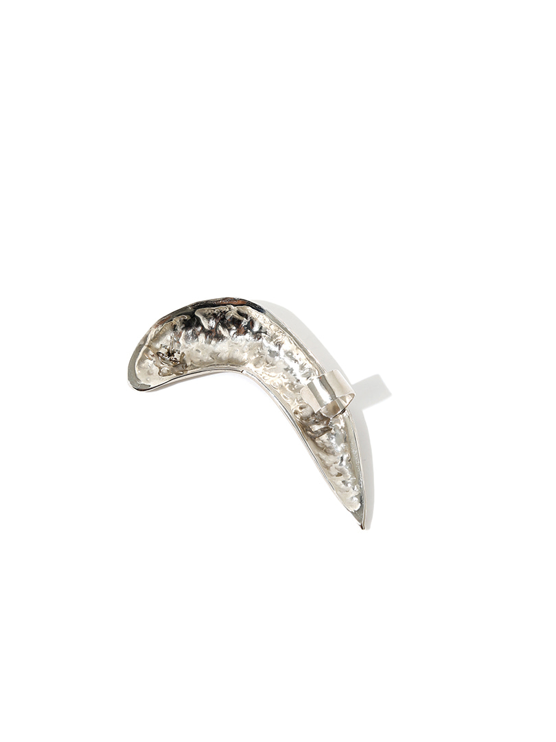 Kaplama Kıkırdak Küpe - Silver