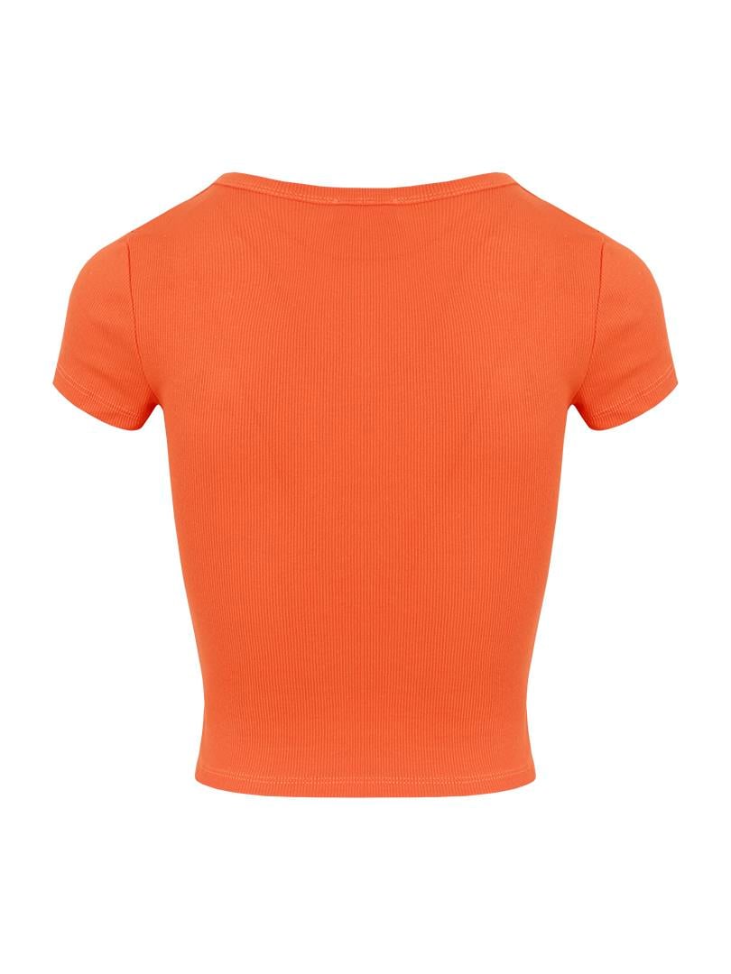 Kaşkorse Basic T-Shirt - Oranj