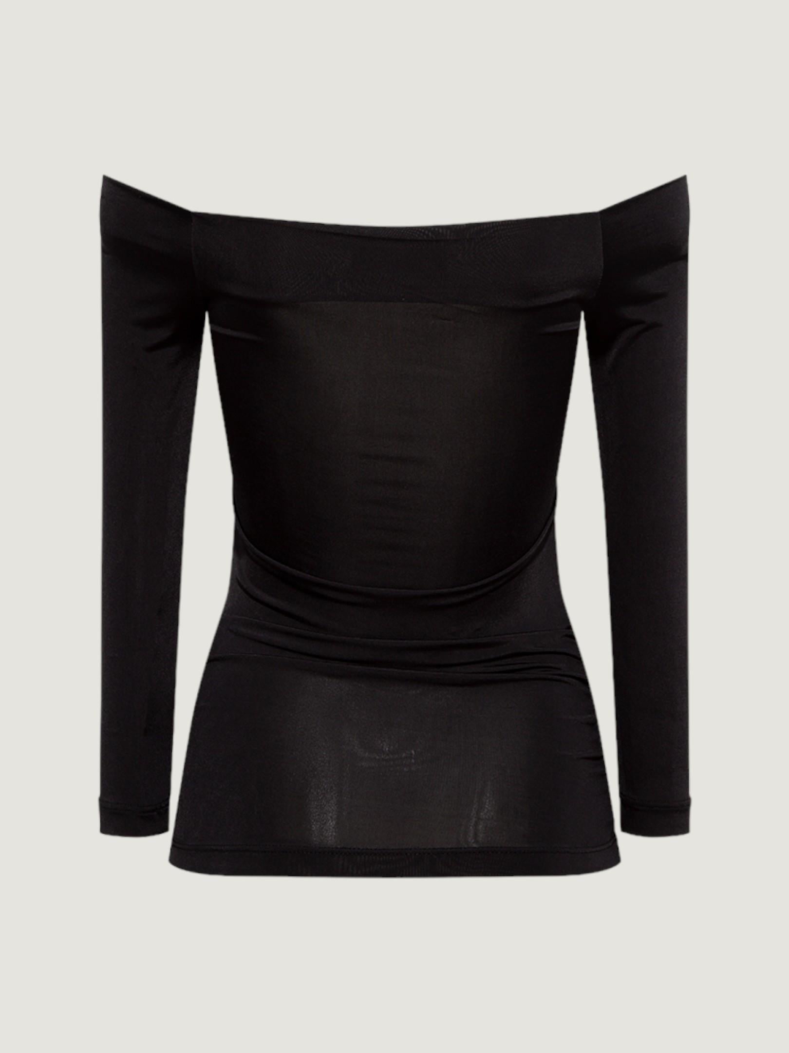 Kayık Yaka Body - Siyah Body Modelleri