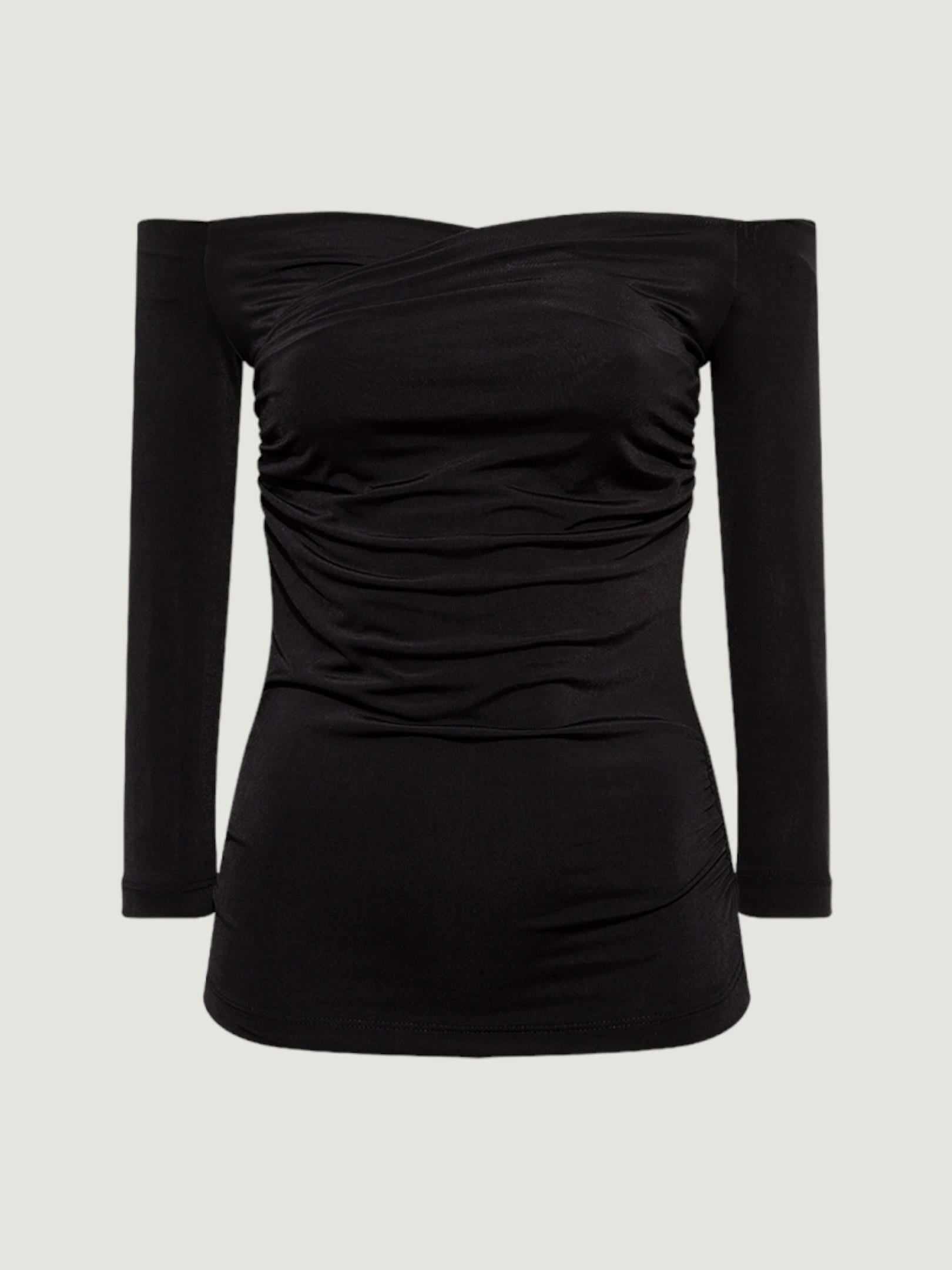 Kayık Yaka Body - Siyah Body Modelleri
