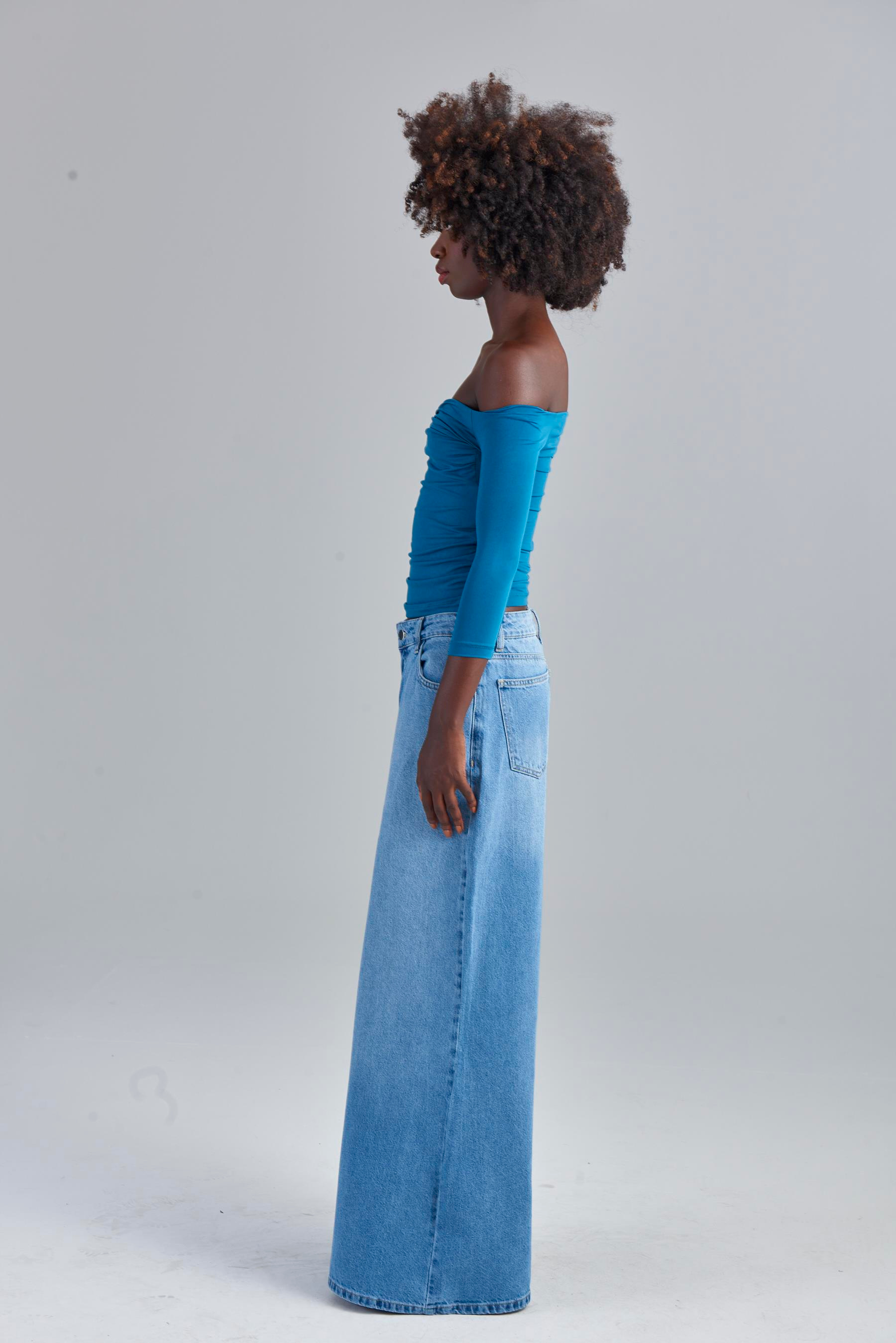 Kayık Yaka Body - Yeşil Body & Bluz Modelleri