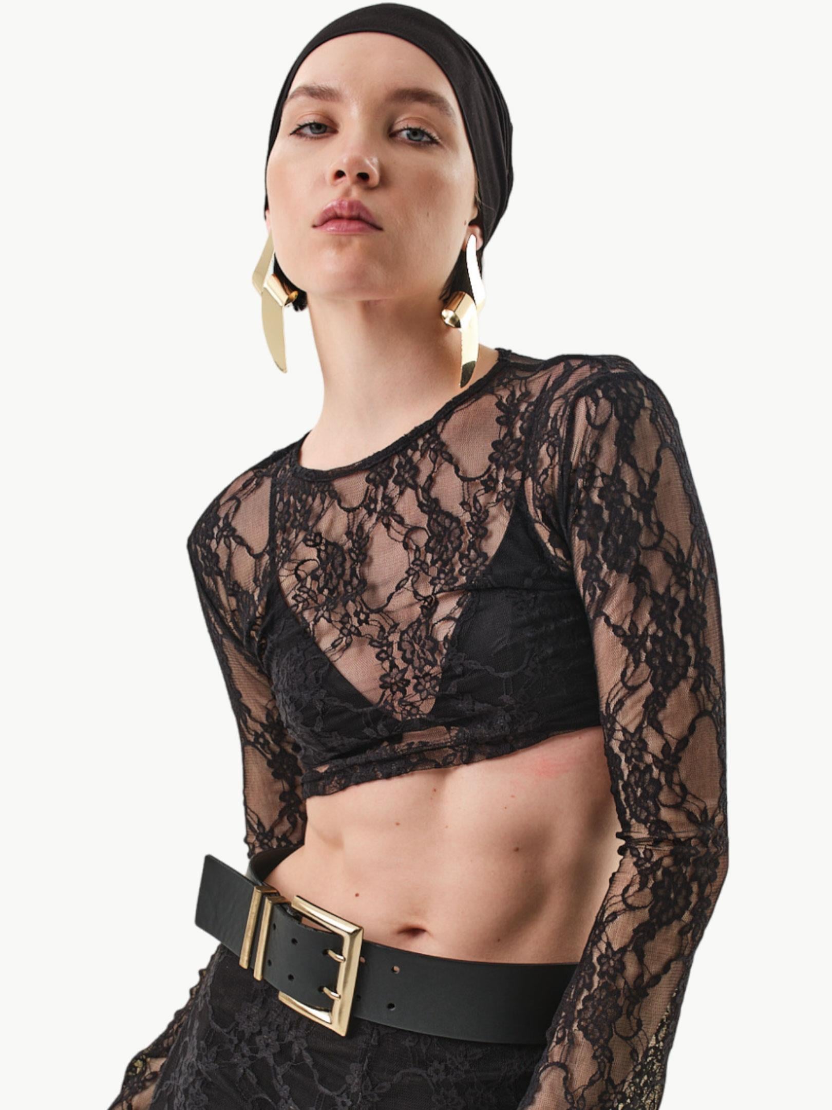 Kıvrımlı Sallantı Küpe - Gold Küpe Modelleri