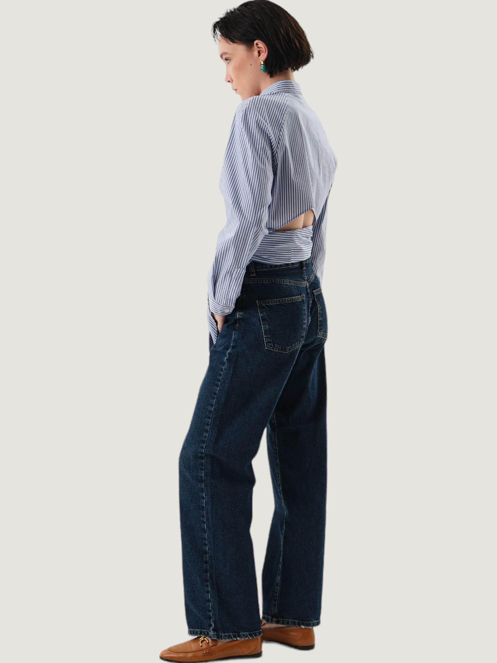 Loose Fit Jean Pantolon - Indigo Pantolon Modelleri