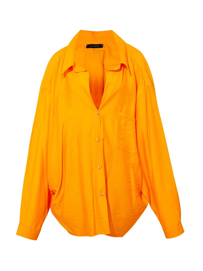 Oversize Gömlek - Sarı