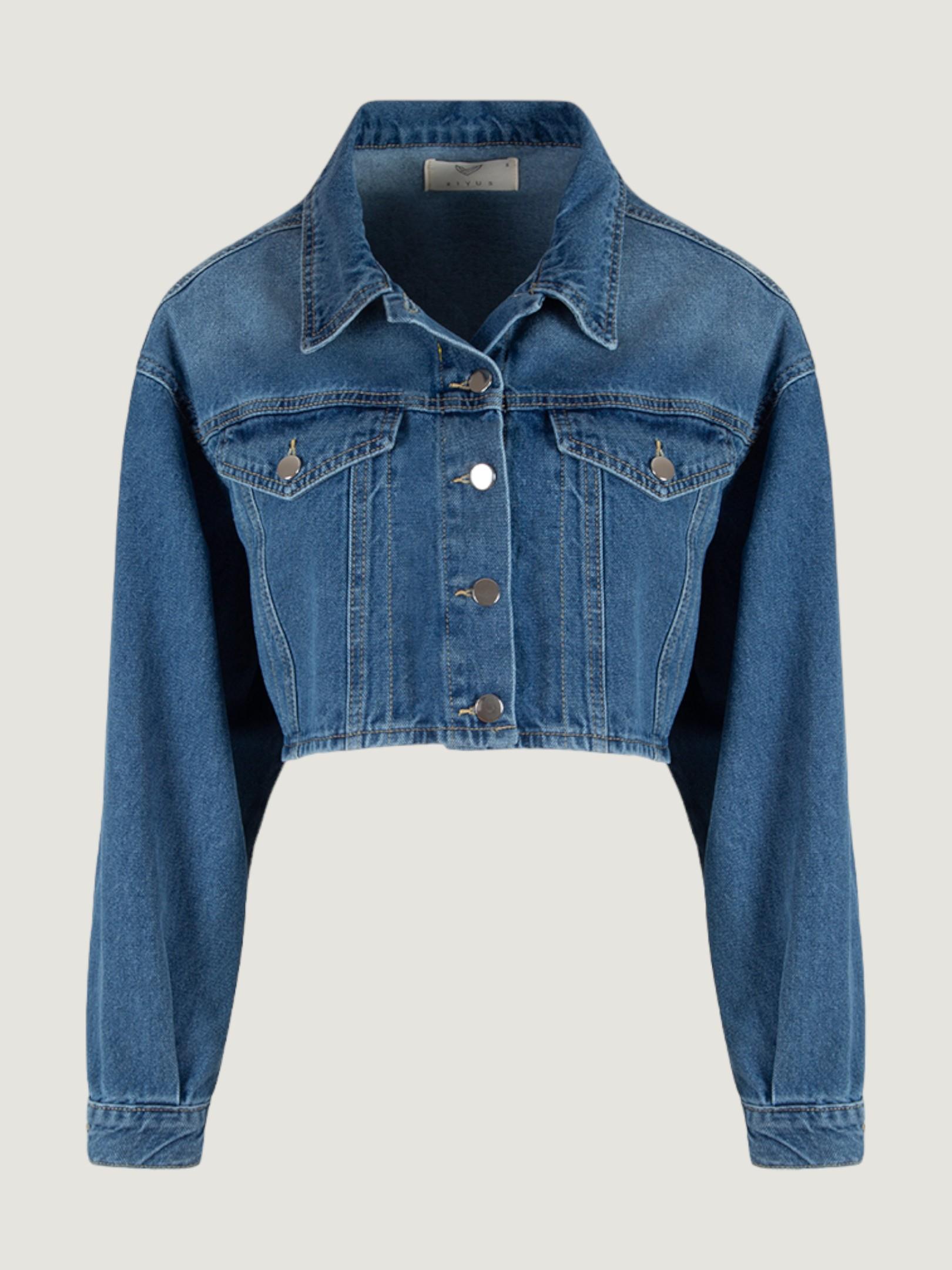 Oversize Jean Ceket - Mavi Ceket Modelleri