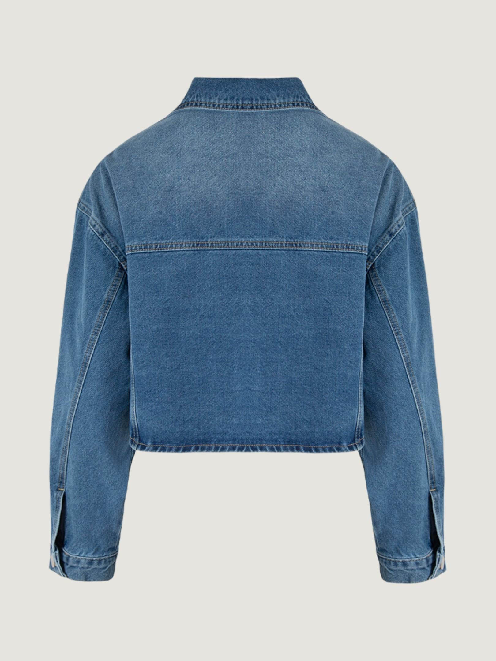 Oversize Jean Ceket - Mavi Ceket Modelleri