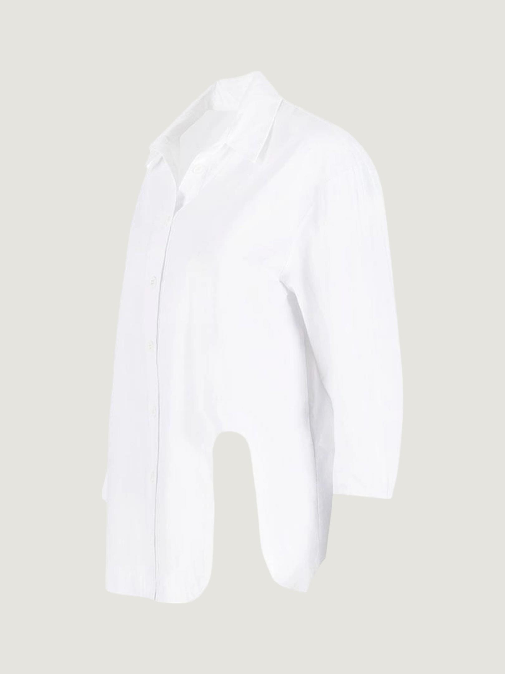Oversize Kesim Koton Gömlek - Ekru Gömlek Modelleri