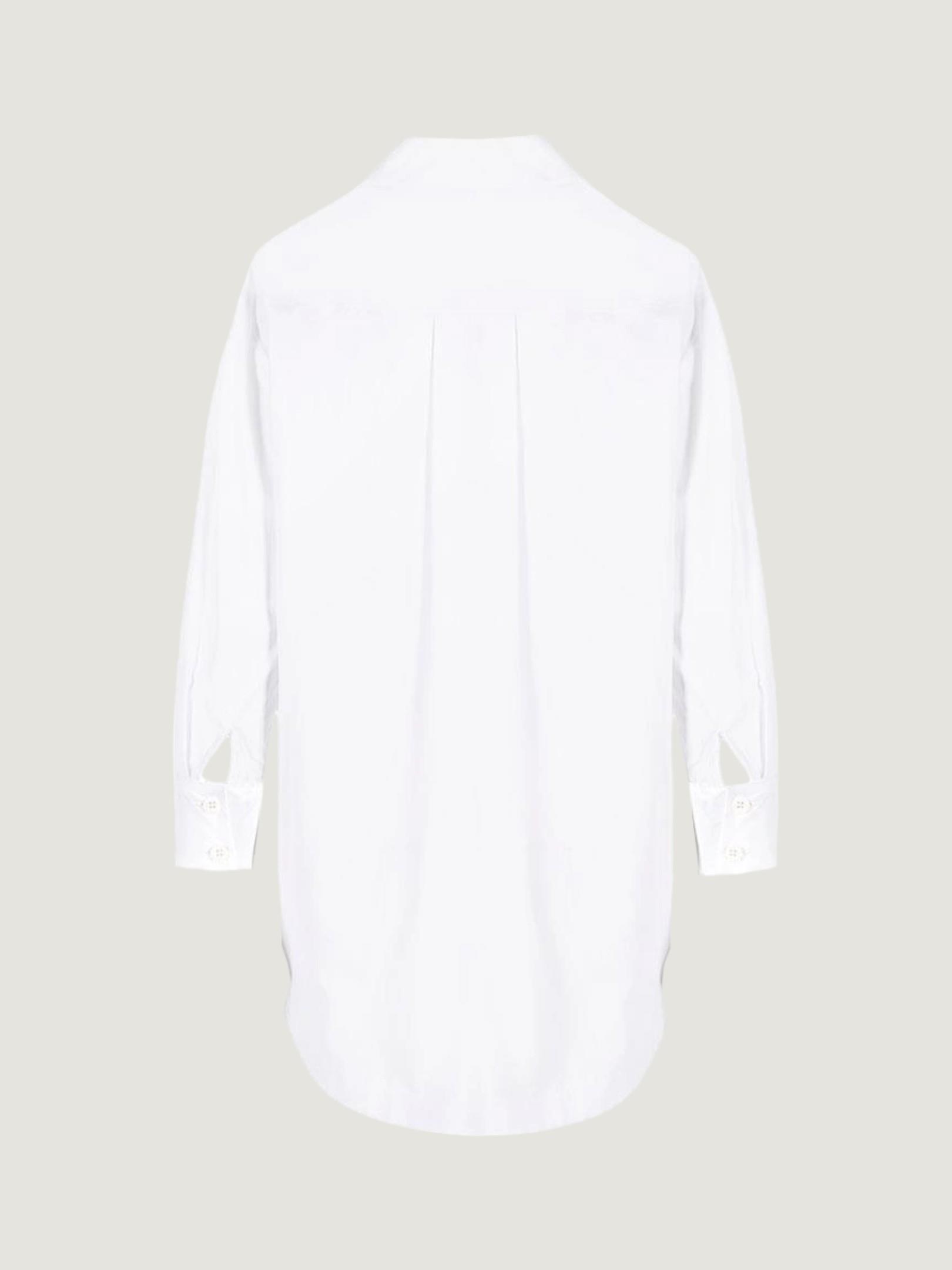 Oversize Kesim Koton Gömlek - Ekru Gömlek Modelleri