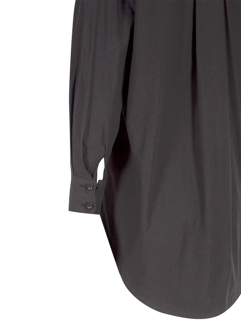 Oversize Kesim Koton Gömlek - Siyah Gömlek Modelleri