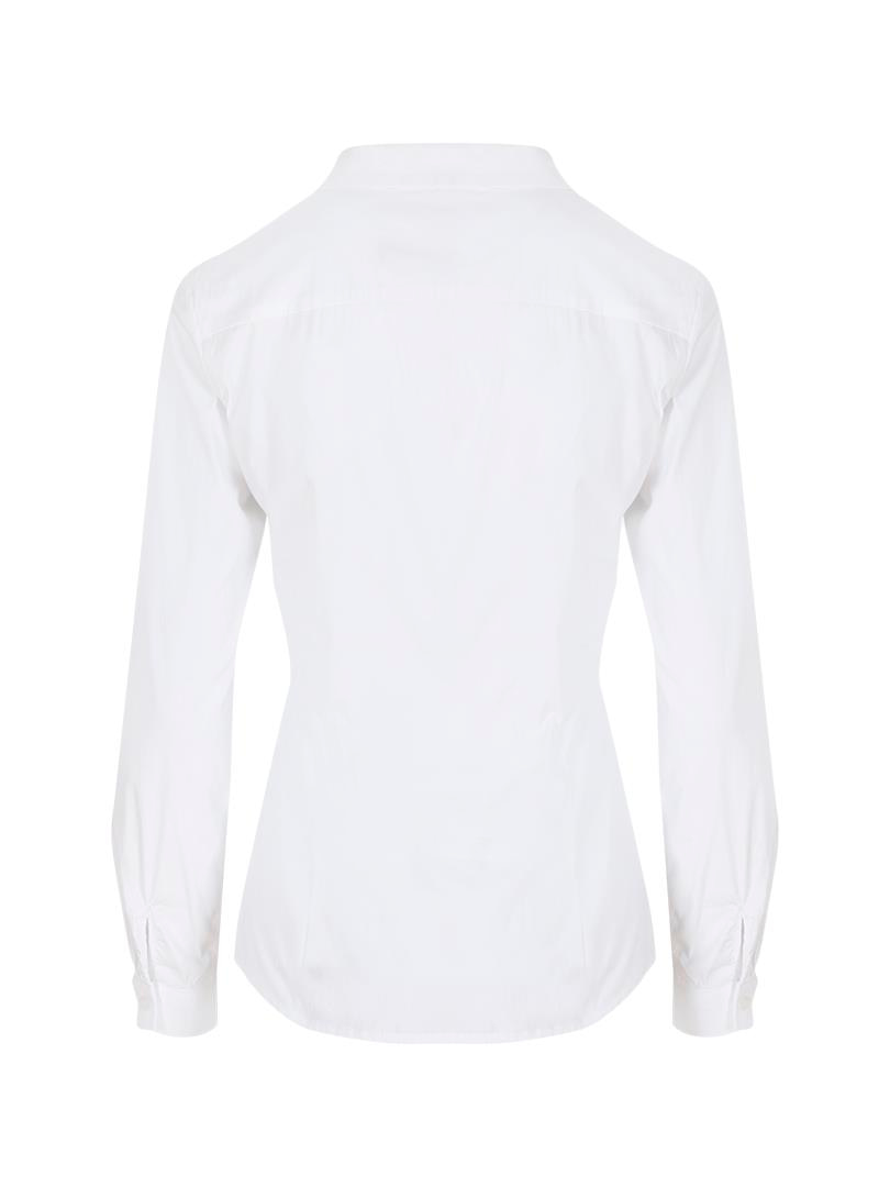 Slim Fit Basıc Gömlek - Beyaz