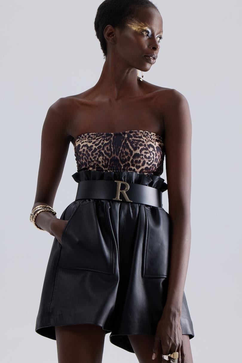 Straplez Leopar Bikini Takımı - Leopar