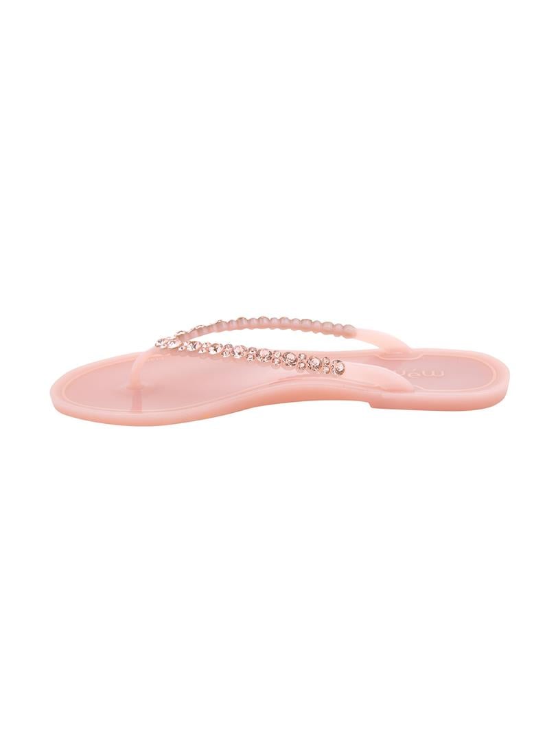Swarovski Taşlı Terlik - Pembe