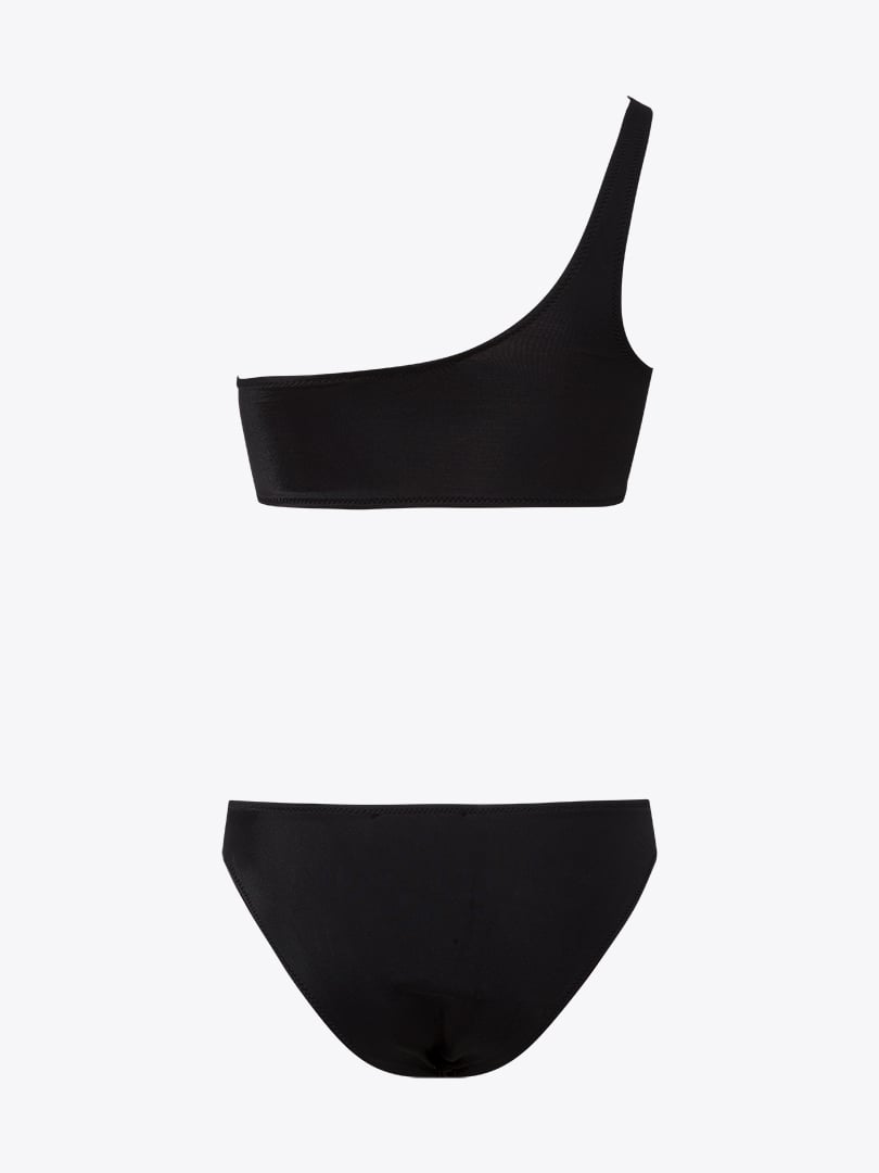 Tek Omuz Bikini Takımı - Siyah