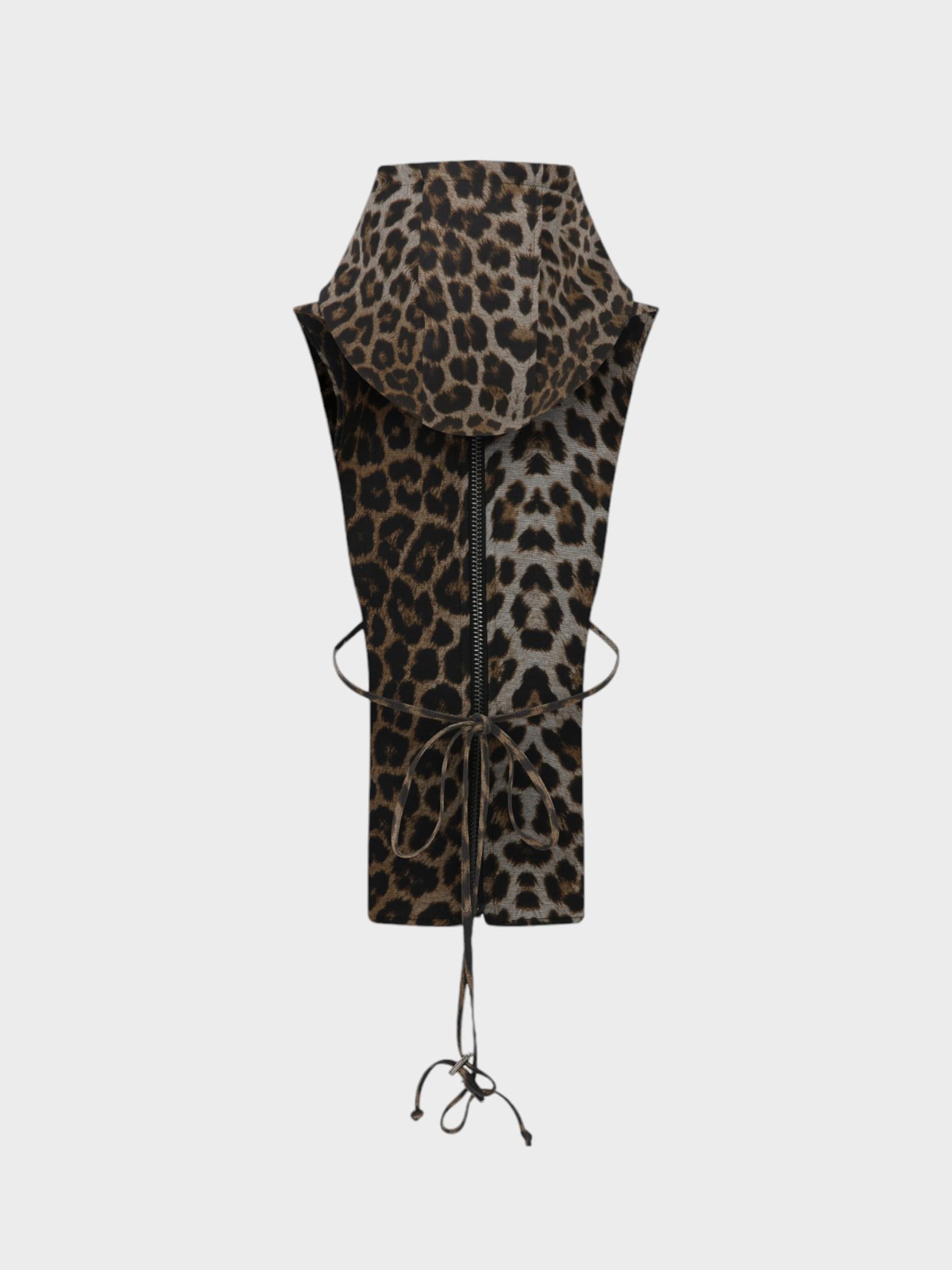 Trençkot Veya Ceket İçi Kapüşonlu Sweatshirt Görünümlü İç Parça - Leopar Sweatshirt Modelleri