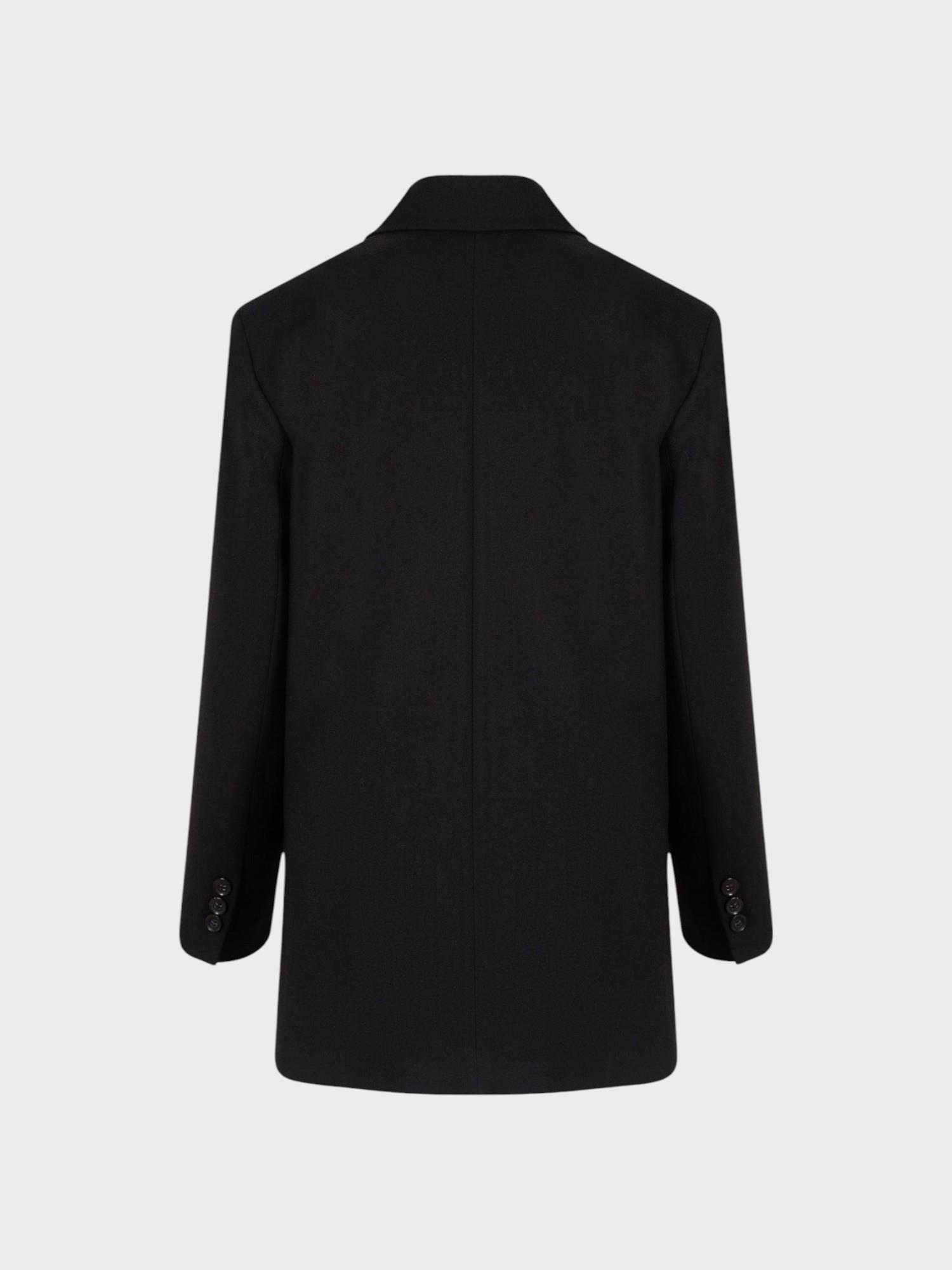 Vatkalı Blazer Ceket - Siyah Ceket Modelleri