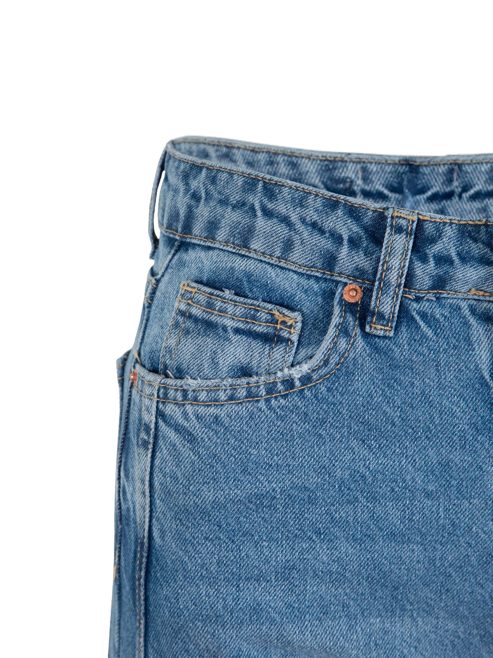 Wide Leg Jean Pantolon - Indigo Pantolon Modelleri
