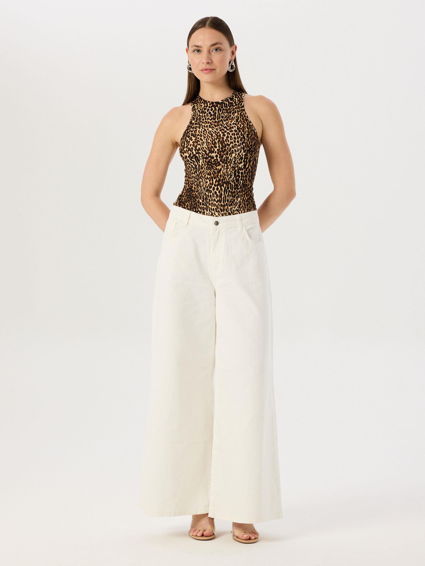 Yüzücü Yaka Atlet - Leopar Body Modelleri
