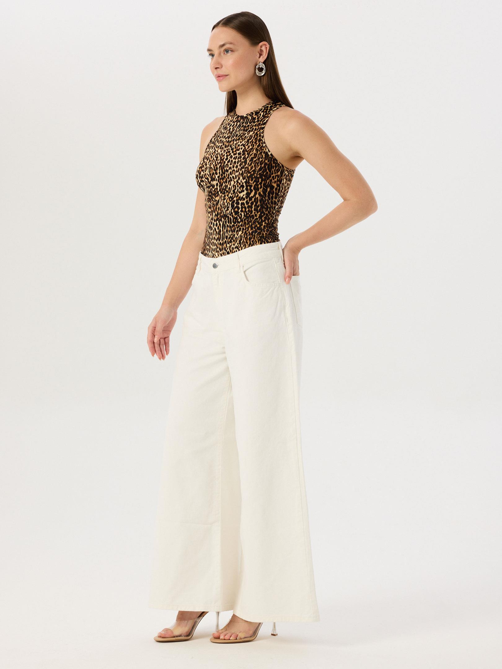 Yüzücü Yaka Atlet - Leopar Body Modelleri