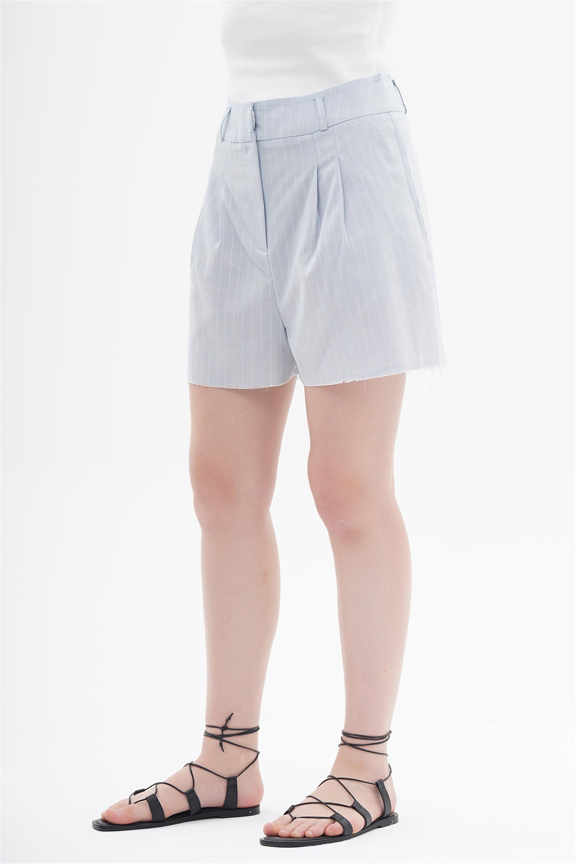 010624 CUT EDGE LOOSE FIT PANTS SHORTS WITH STRIPES