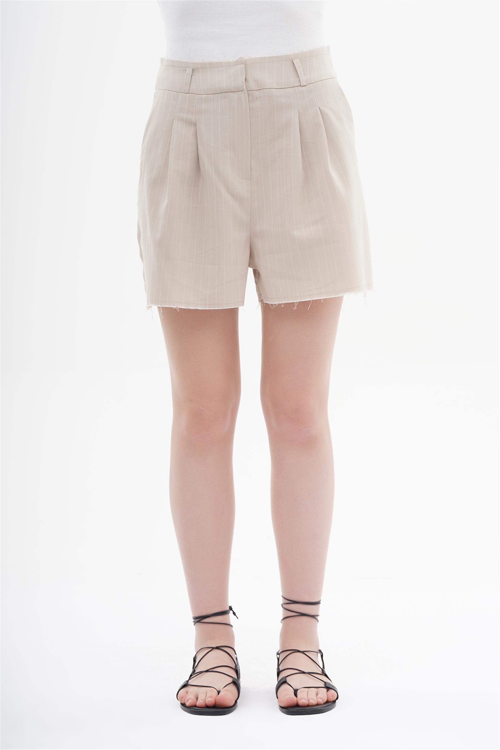 010624 CUT EDGE LOOSE FIT PANTS SHORTS WITH STRIPES