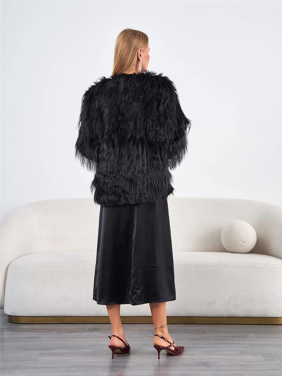 170453 Kısa Kürk Mont