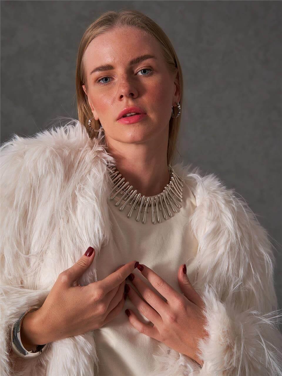 170453 Kısa Kürk Mont