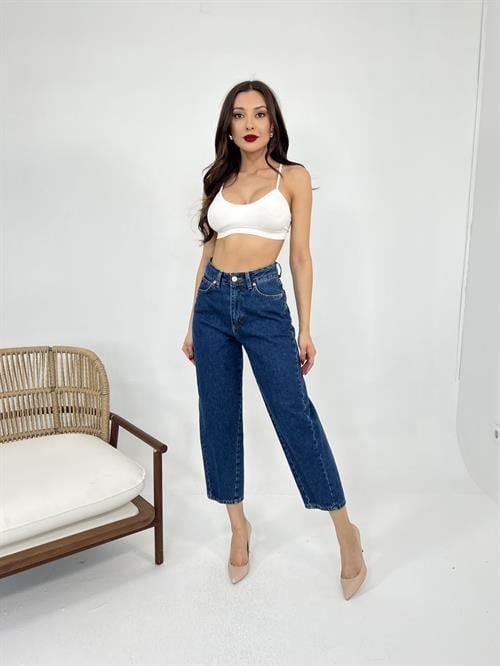 6520 DENİM BALLOON FIT-KOYU MAVİ