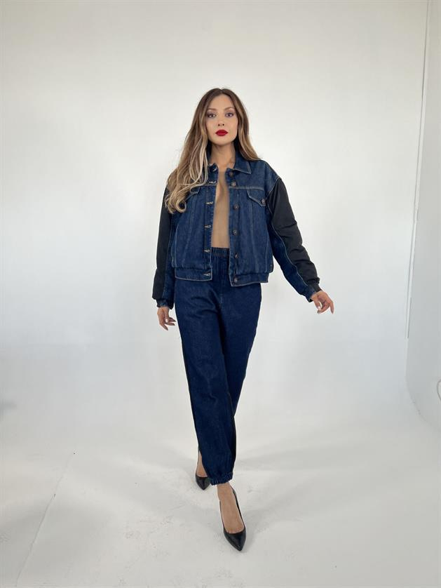 6627 KOT PANTOLON-MAVİ