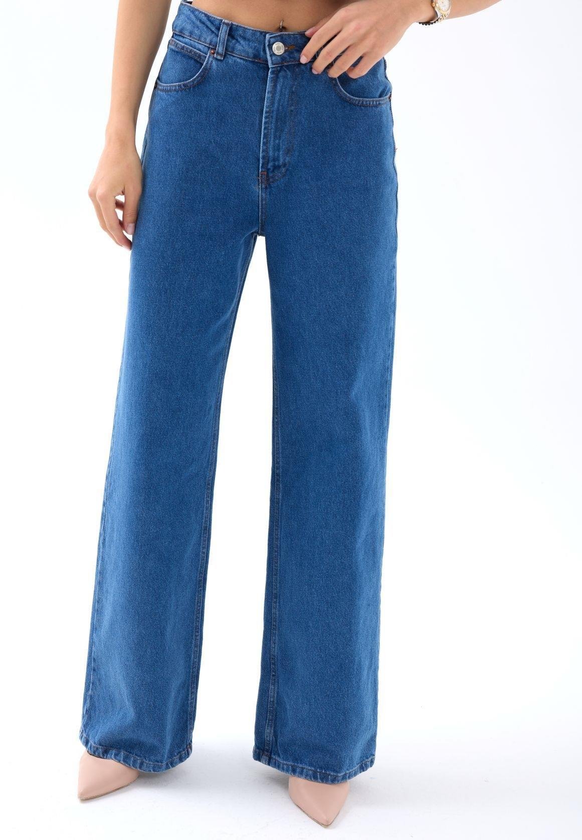 7415 KOT PANTOLON-KOYU MAVİ