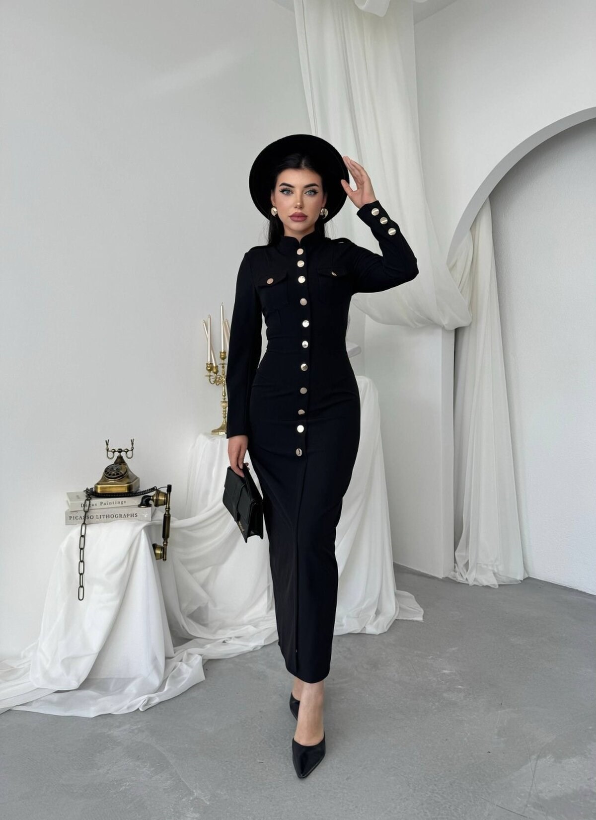 Arqs Midi Dress