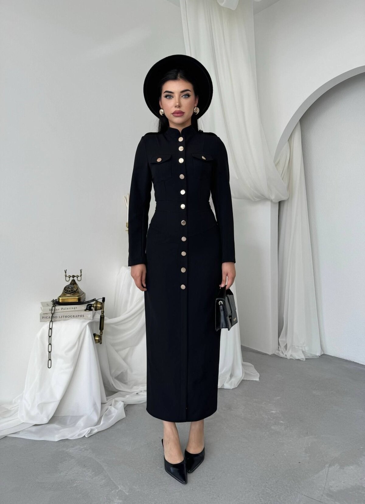 Arqs Midi Dress