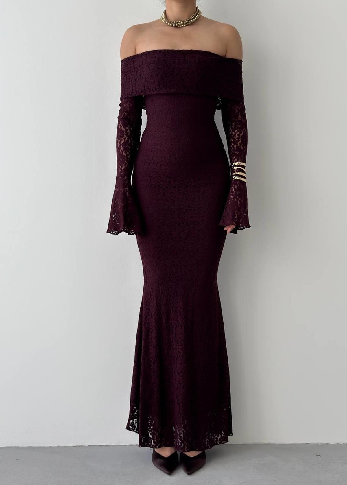 Arya Strapless Lace Dress