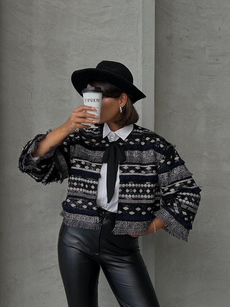 Baglamalı Toptan Bluz - Siyah | TOPSHOW